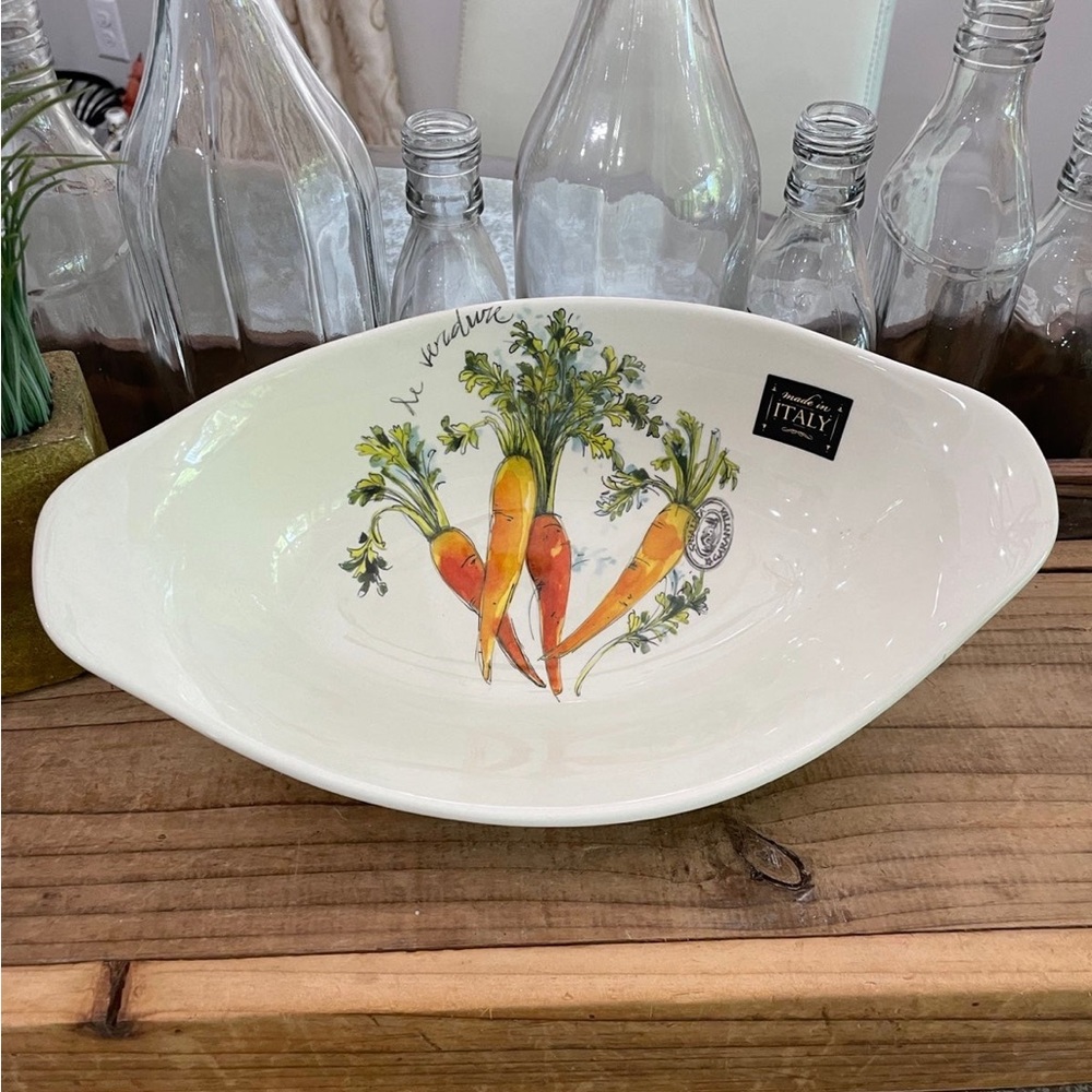 EFFETTI OBLONG ITALY PASTA VEGETABLE SERVING BOWL